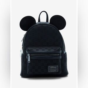 Loungefly Disney Mickey Mouse Classic Checkered Mini Backpack